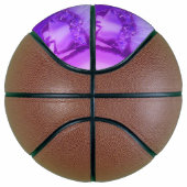 Ballon De Basket Marbre Violet Exotique (Droite)