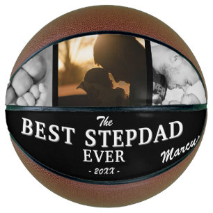 Ballon De Basket Meilleur Beau-Père Jamais Cadeau de la Fête des Pè