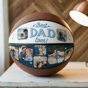 Ballon De Basket Meilleur Papa du Monde Cadeau Personnalisé avec Co