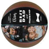Ballon De Basket Meilleur papa et mari Elegant Cravate Keepsaké (Devant)