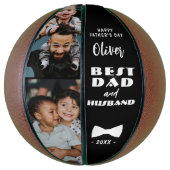 Ballon De Basket Meilleur papa et mari Elegant Cravate Keepsaké (Vertical)