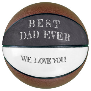 Ballon De Basket Meilleur papa Jamais noir blanc tableau