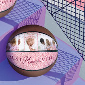 Ballon De Basket Meilleure Maman Jamais Parties scintillant rose Co