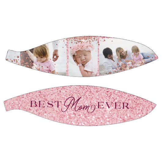 Ballon De Basket Meilleure Maman Jamais Parties scintillant rose Co (Panneaux)