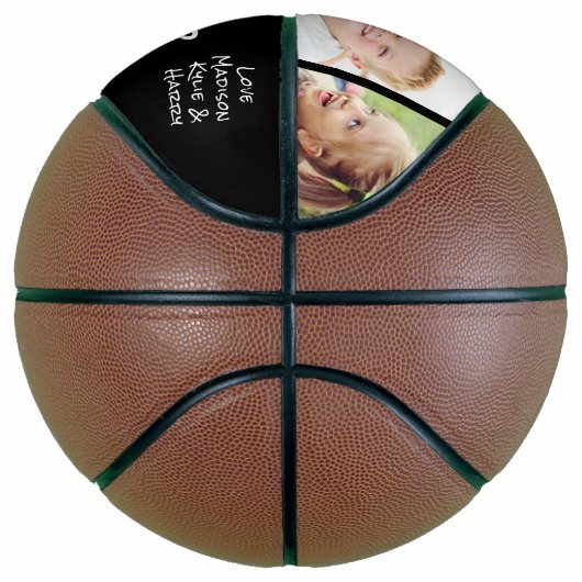 Ballon De Basket Meilleure photo Stepdad Ever noir (Droite)
