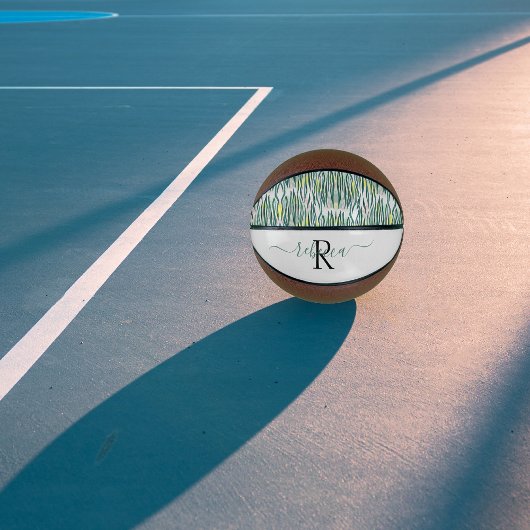 Ballon De Basket Modèle Zebra tendance | Monogramme