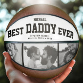 Ballon De Basket Moderne BEST DADDY JAMAIS Cool Collage photo tenda