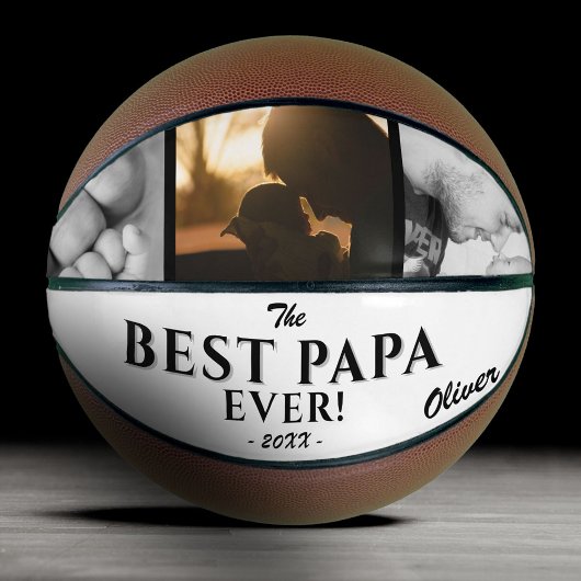 Ballon De Basket Moderne Meilleur Papa - Jour du Père Garde 3 Photo