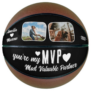 Ballon De Basket Mon partenaire le plus précieux MVP Funny 2 Photos