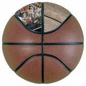 Ballon De Basket Monogram Light Wood Photo Collage Basketball (Droite)