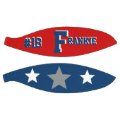 Ballon De Basket Monogramme bleu, rouge et gris (Panneaux)