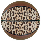Ballon De Basket motif animal Empreinte de léopard (Devant)
