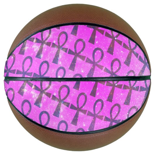 Ballon De Basket Motif Ankh (Devant)