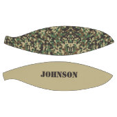 Ballon De Basket Motif de camouflage de nom personnalisé (Panneaux)