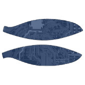 Ballon De Basket Motif de circuit Geek bleu (Panneaux)