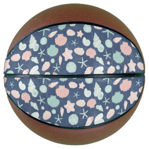 Ballon De Basket motif de coquillages
