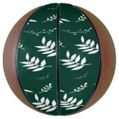 Ballon De Basket motif de feuille (Vertical)