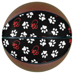 Ballon De Basket Motif De Pâtes, Patrouilles Blanches, Patrouilles