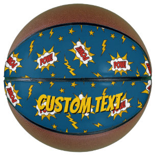 Ballon De Basket Motif d'effet sonore de bande dessinée