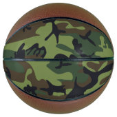 Ballon De Basket Motif du Camouflage Vert, Motif militaire, Armée (Devant)