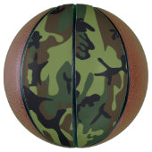 Ballon De Basket Motif du Camouflage Vert, Motif militaire, Armée (Vertical)