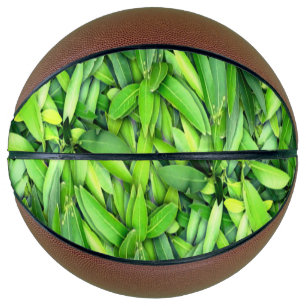Ballon De Basket Motif Feuille verdoyant - Nature Botanique