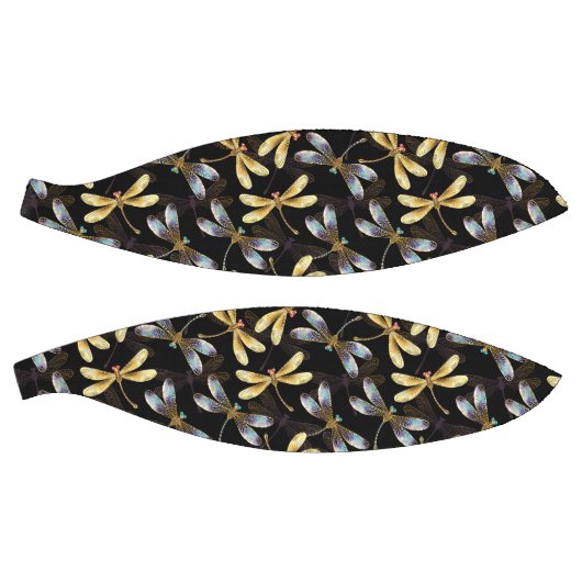 Ballon De Basket Motif sans couture avec libellules d'or (Panneaux)