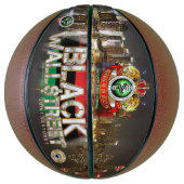 BALLON DE BASKET MUR NOIR $TREET (Vertical)