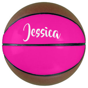 Ballon De Basket Mur rose uni