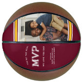 Ballon De Basket MVP Papa | Fête des pères Bourgogne (Devant)