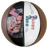 Ballon De Basket My Daddy My Hero Citation militaire Fête des pères (Vertical)