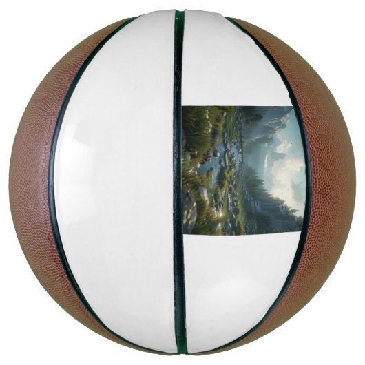Ballon De Basket Nature 21. (Vertical)