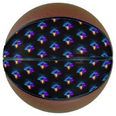 Ballon De Basket Neon Firefly sur noir (Devant)