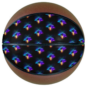Ballon De Basket Neon Firefly sur noir