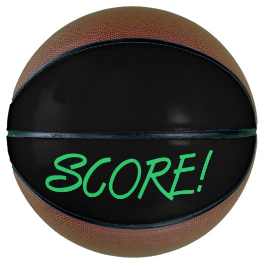 Ballon De Basket Noir note basket-ball (Devant)