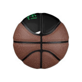Ballon De Basket Noir note mini basket-ball (Droite)