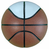 Ballon De Basket Nom de basket-ball bleu clair moderne (Droite)
