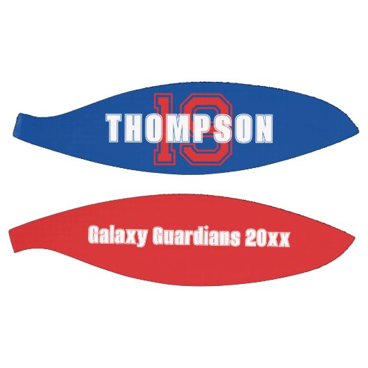 Ballon De Basket Nom du monogramme initiale ou numéro équipe bleu r (Panneaux)