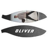 Ballon De Basket Nom en cuir noir Texte Photo Basket-ball (Panneaux)