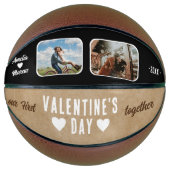 Ballon De Basket Notre première Saint Valentin Ensemble 2 Photos (Devant)