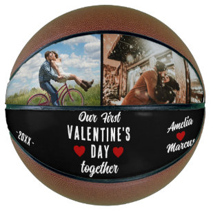 Ballon De Basket Notre première Saint Valentin Ensemble 2 Photos No