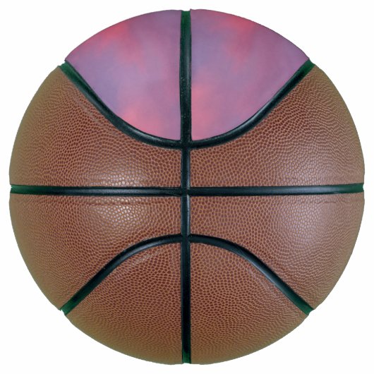 Ballon De Basket Nuages Rose Bleu (Droite)