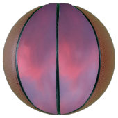 Ballon De Basket Nuages Rose Bleu (Vertical)