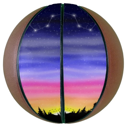 Ballon De Basket Nuit Diamond (Vertical)