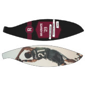 Ballon De Basket Numéro Jersey | Monogramme Bourgogne (Panneaux)