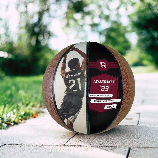 Ballon De Basket Numéro Jersey | Monogramme Bourgogne