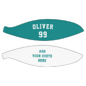 Ballon De Basket Numéro vert Turquoise simple (Panneaux)