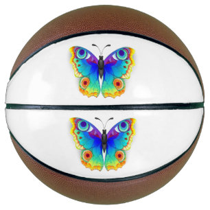 Ballon De Basket Oeil de paon arc-en-ciel