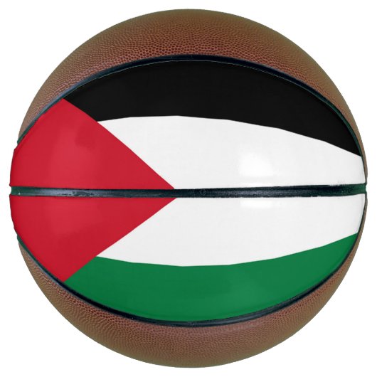 Ballon De Basket officiellement le drapeau de l'État de Palestine (Devant)