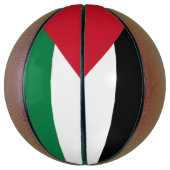 Ballon De Basket officiellement le drapeau de l'État de Palestine (Vertical)